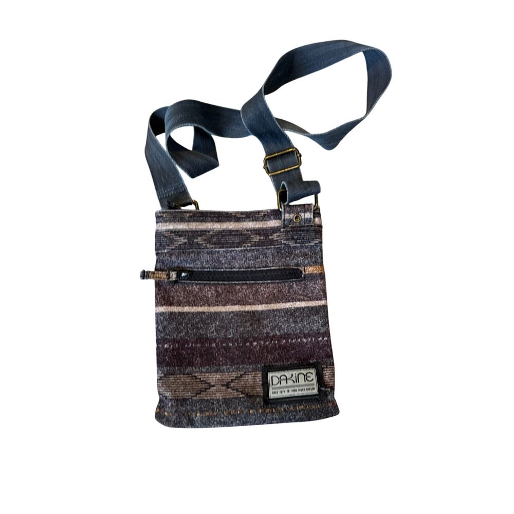 DAKINE JIVE Crossbody bag/purse; Southwestern, geometric pattern, canvas